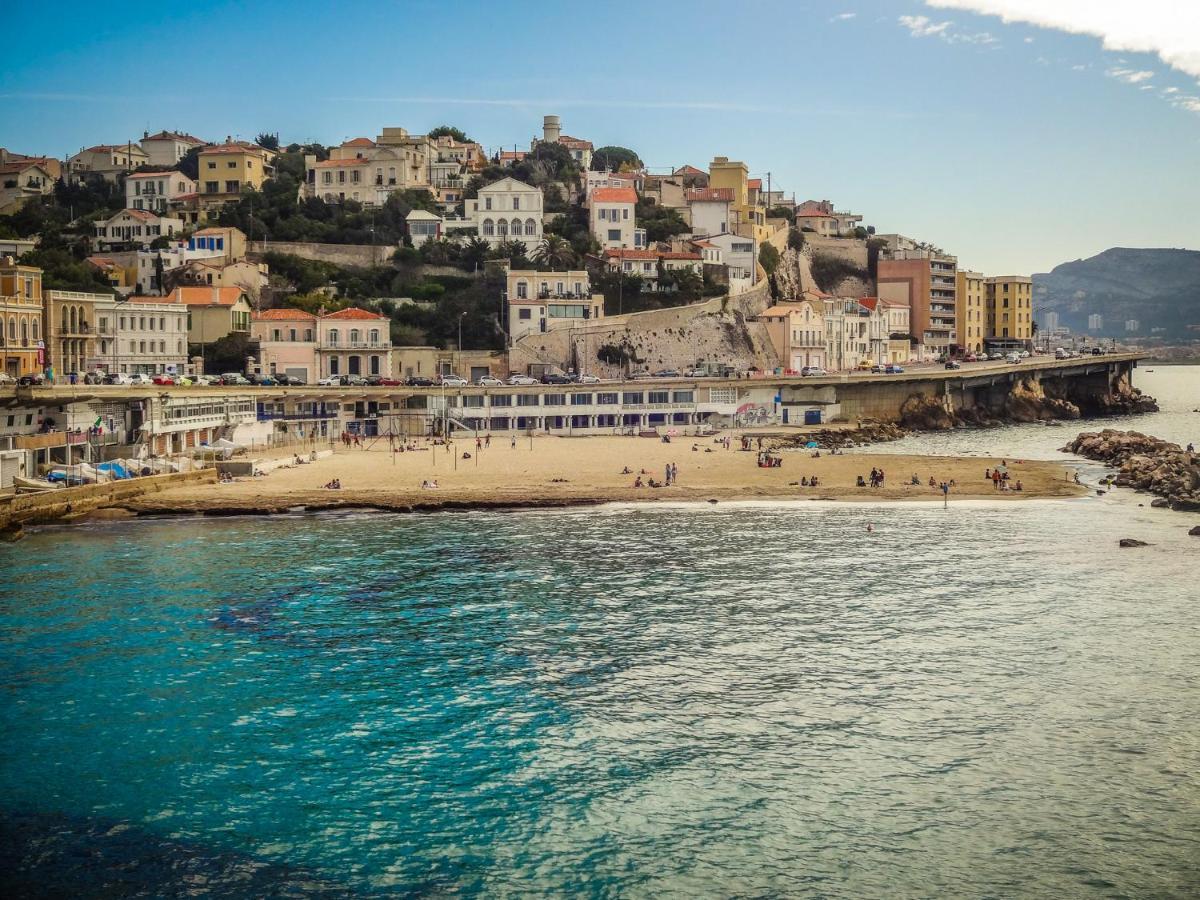 T2 Equipe Au Calme + Terrasse A 1 Km De La Mer Marsiglia Esterno foto